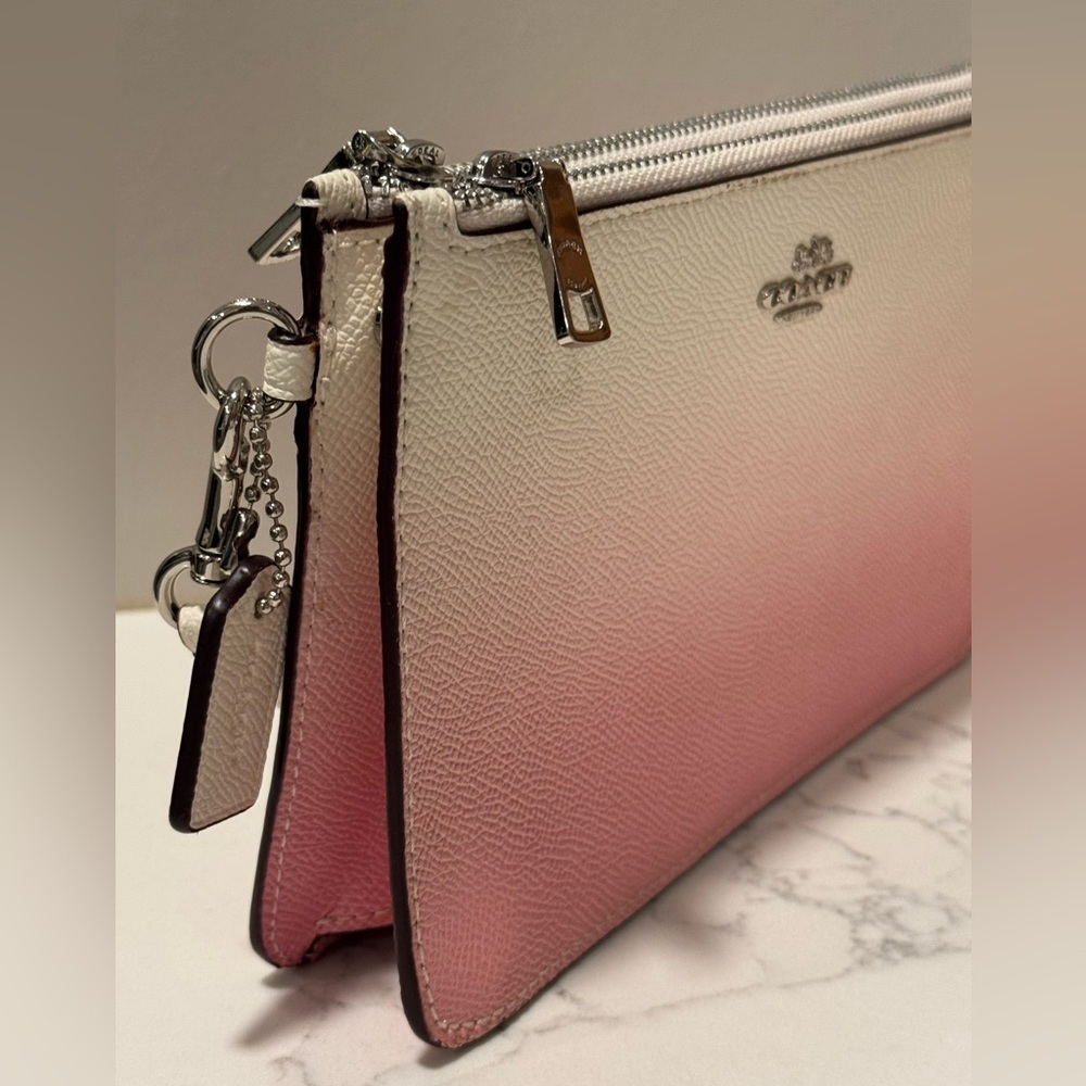 Coach Crosby Pink Ombré Wristlet - Picture 16 of 16